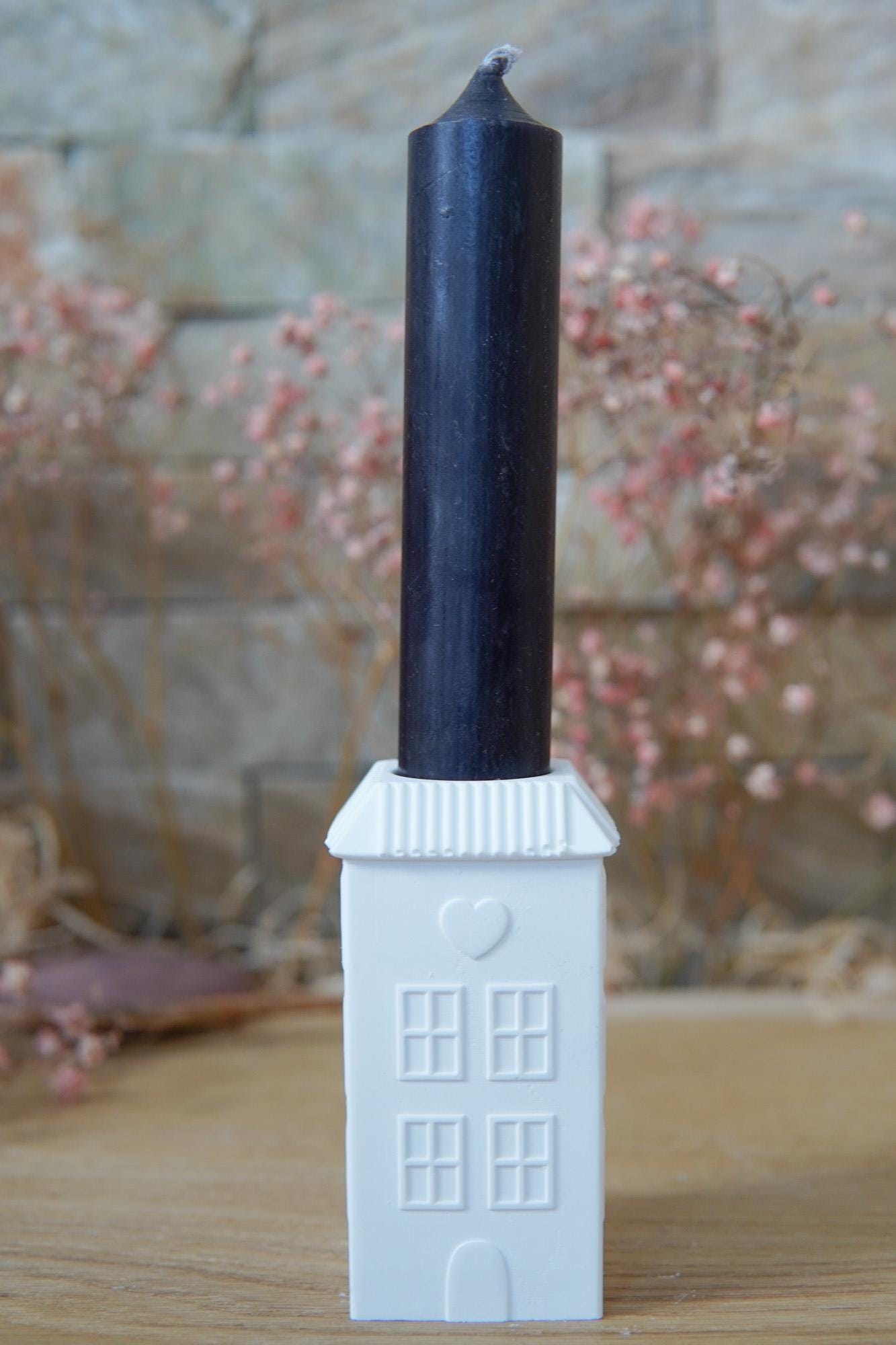 Silikon - Gießform - Stabkerzenhalterhaus L  -