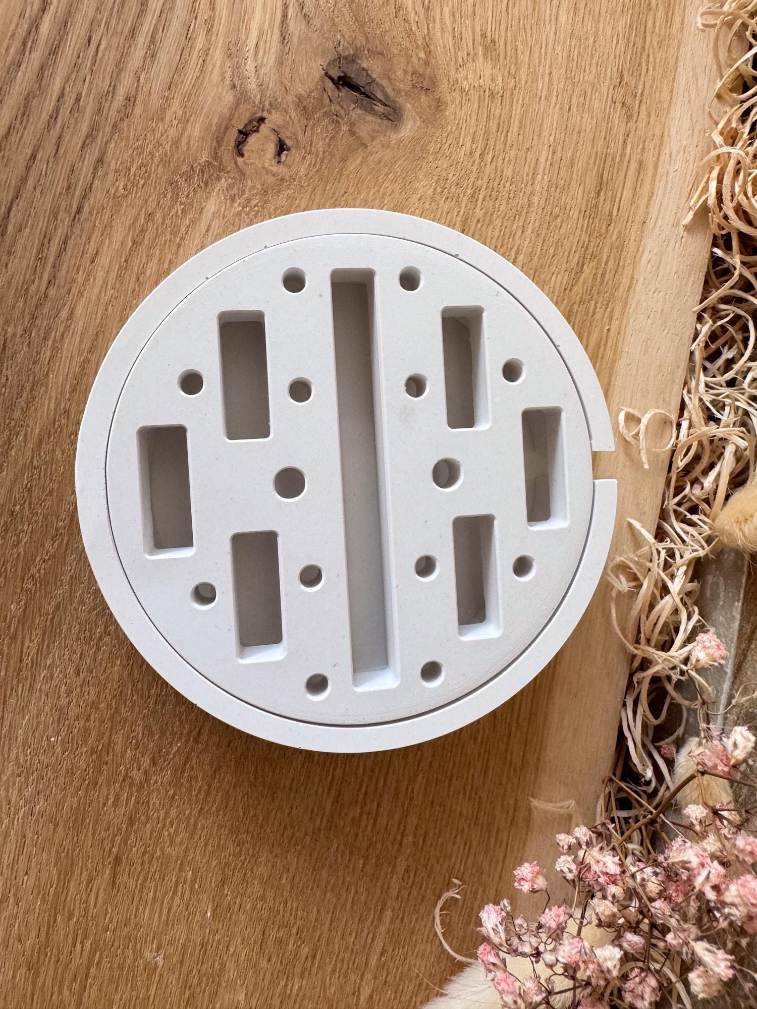 Silikon – Gießform – Lichtdose – mit Deckel für leuchtende Figuren -