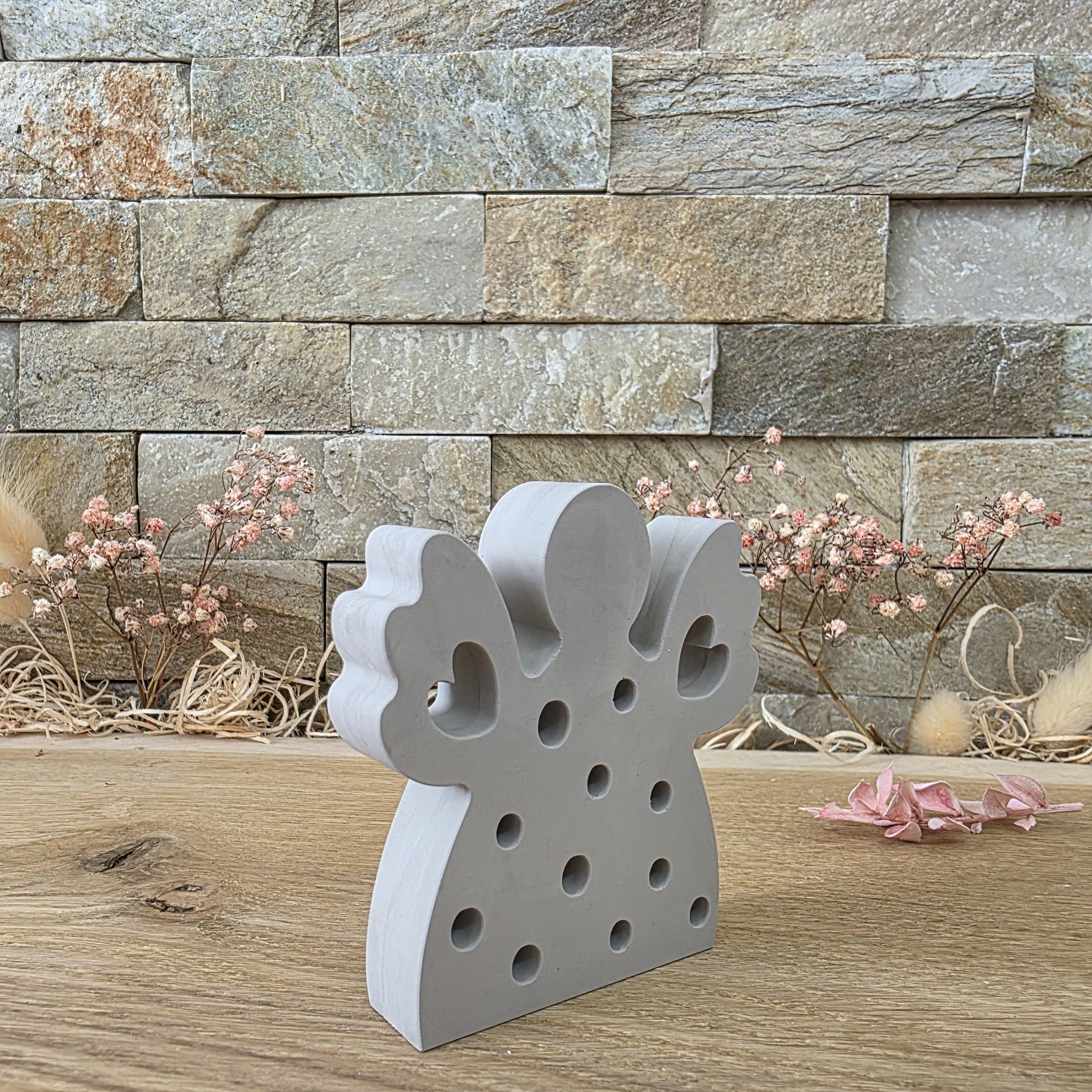 Silikon – Gießform – Lichtengel – mit vielen Lichtpunkten zum Hinstellen -