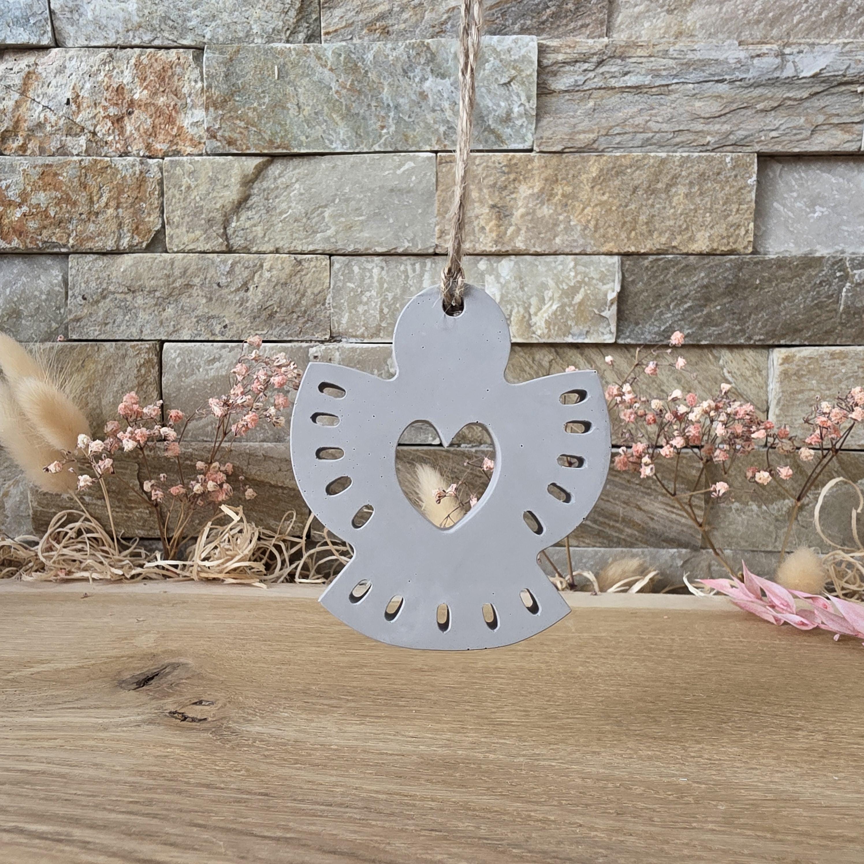 Silikon – Gießform – Hängeengel – mit Lichtschlitzen zum Durchleuchten