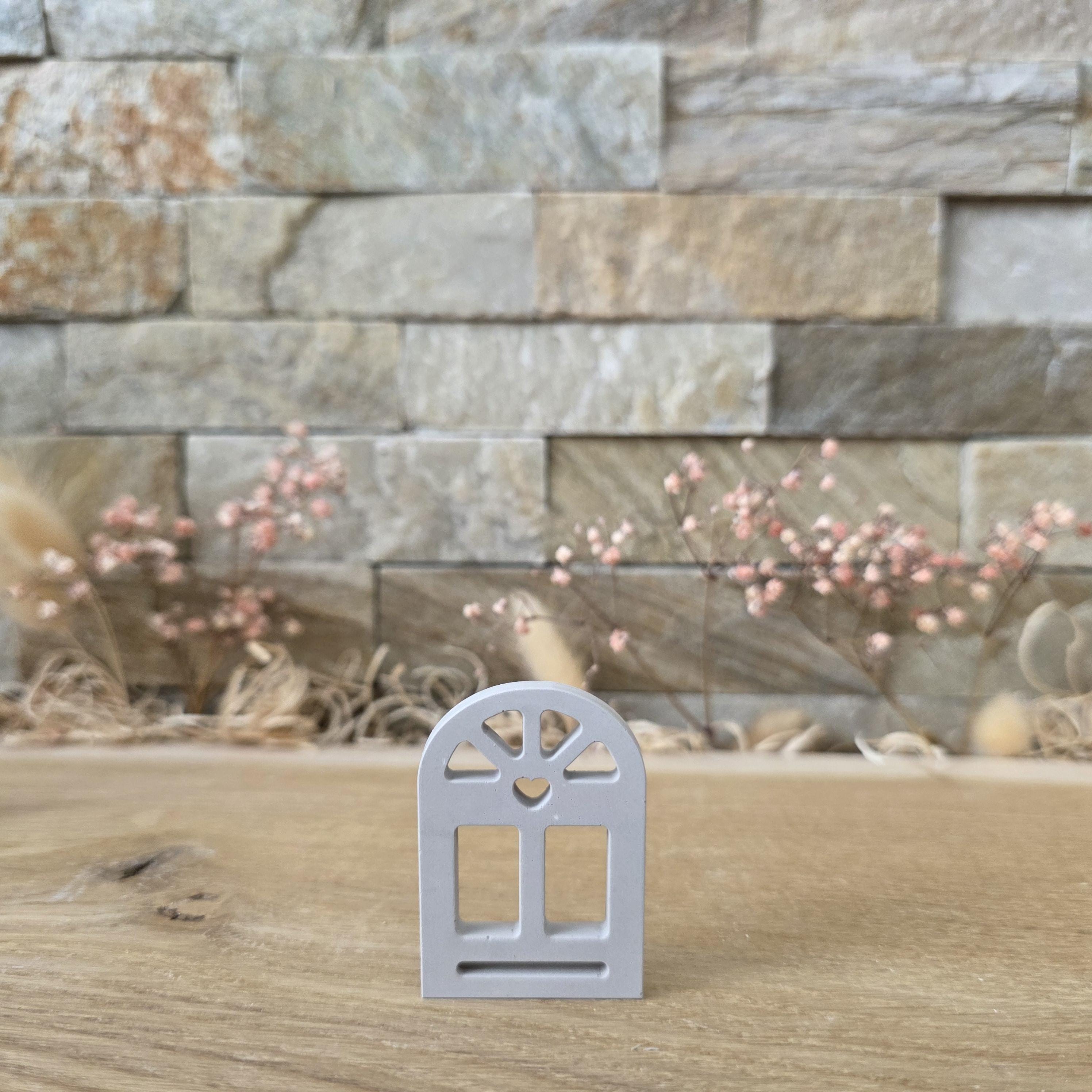 Silikon – Gießform – Wichtelwelt – Tür, Fenster & Briefkasten -