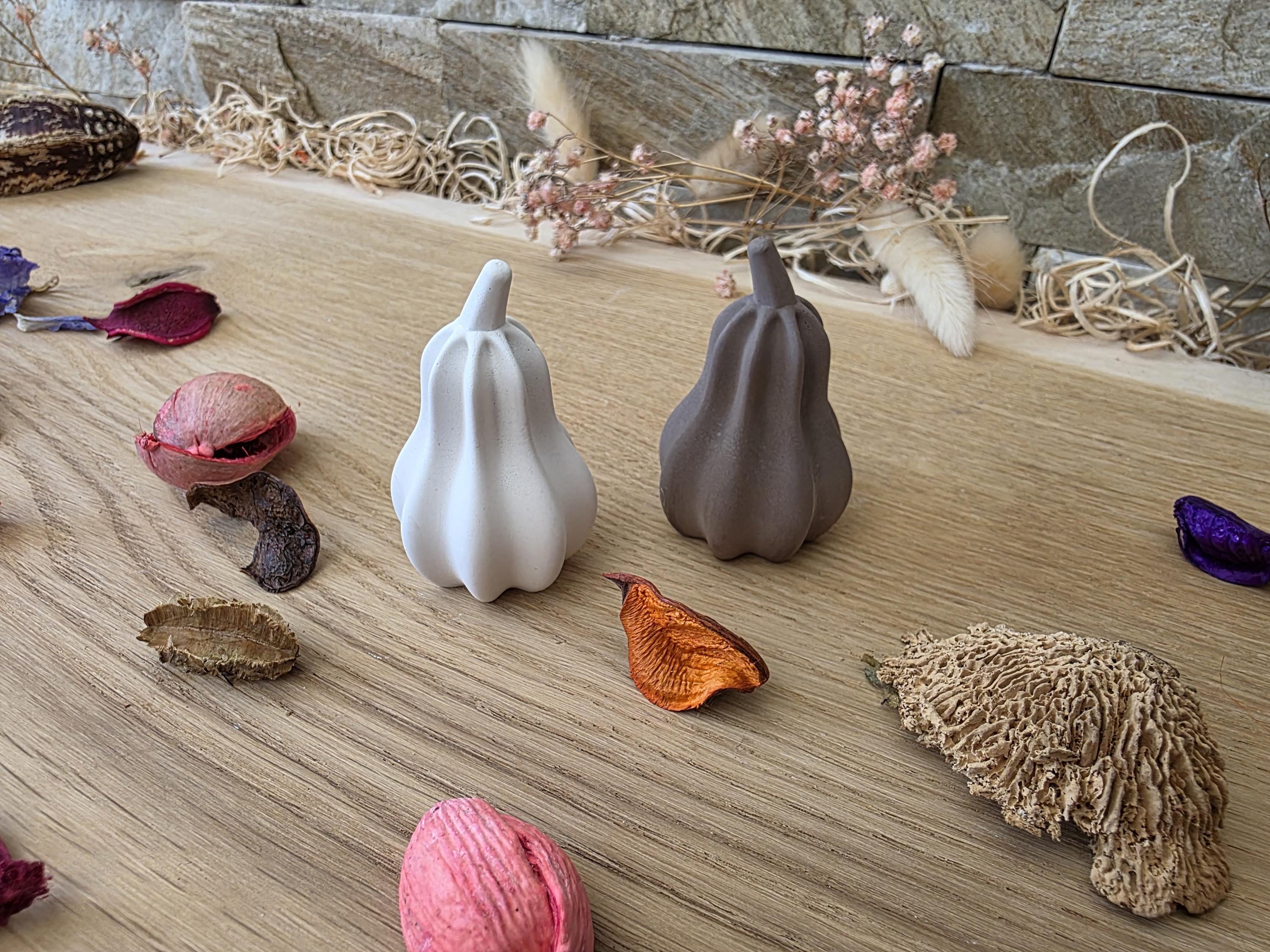 Silikon – Gießform – langer Herbstkürbis -