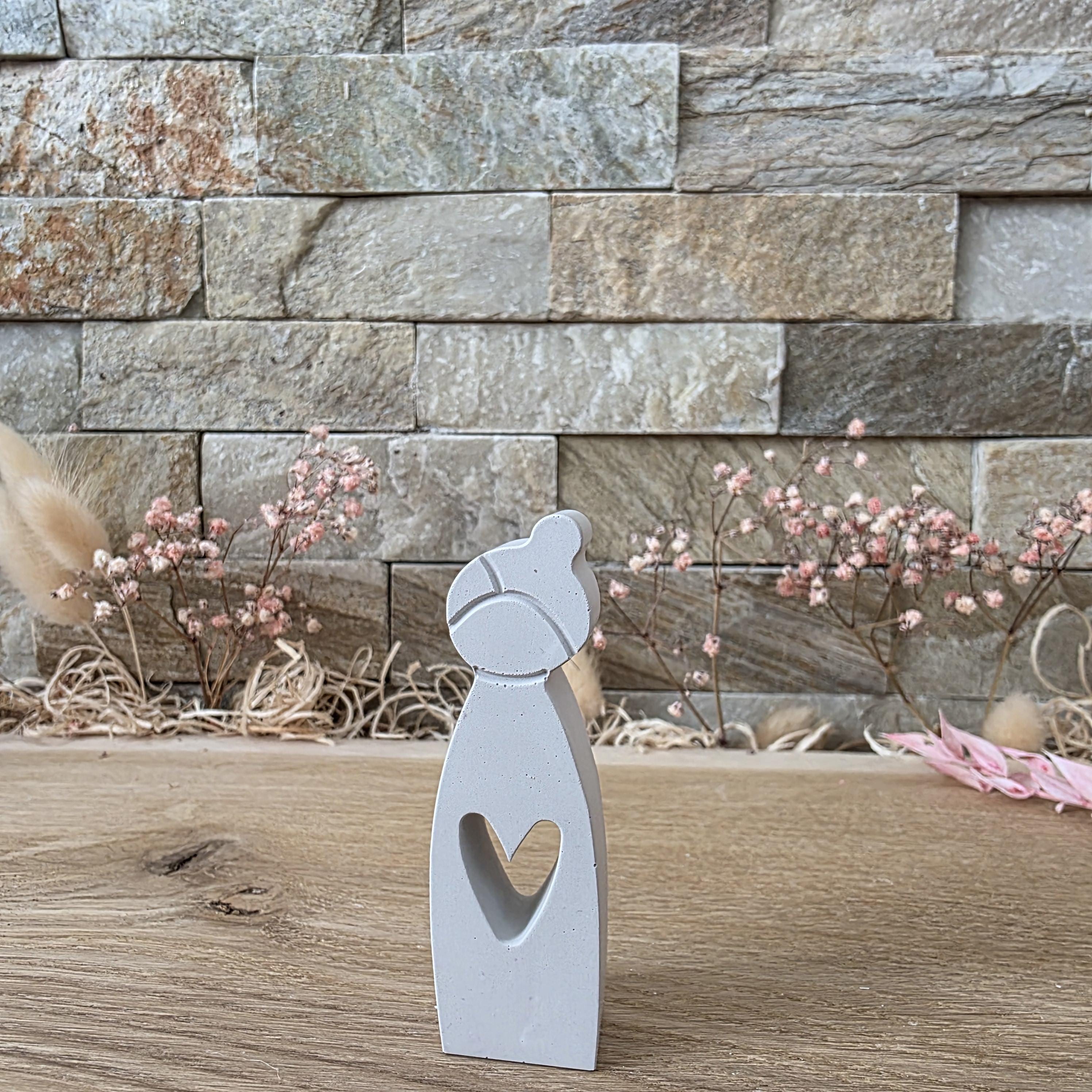 Silikon – Gießform – Zopfmädchen 1  – schlicht & kombinierbar -