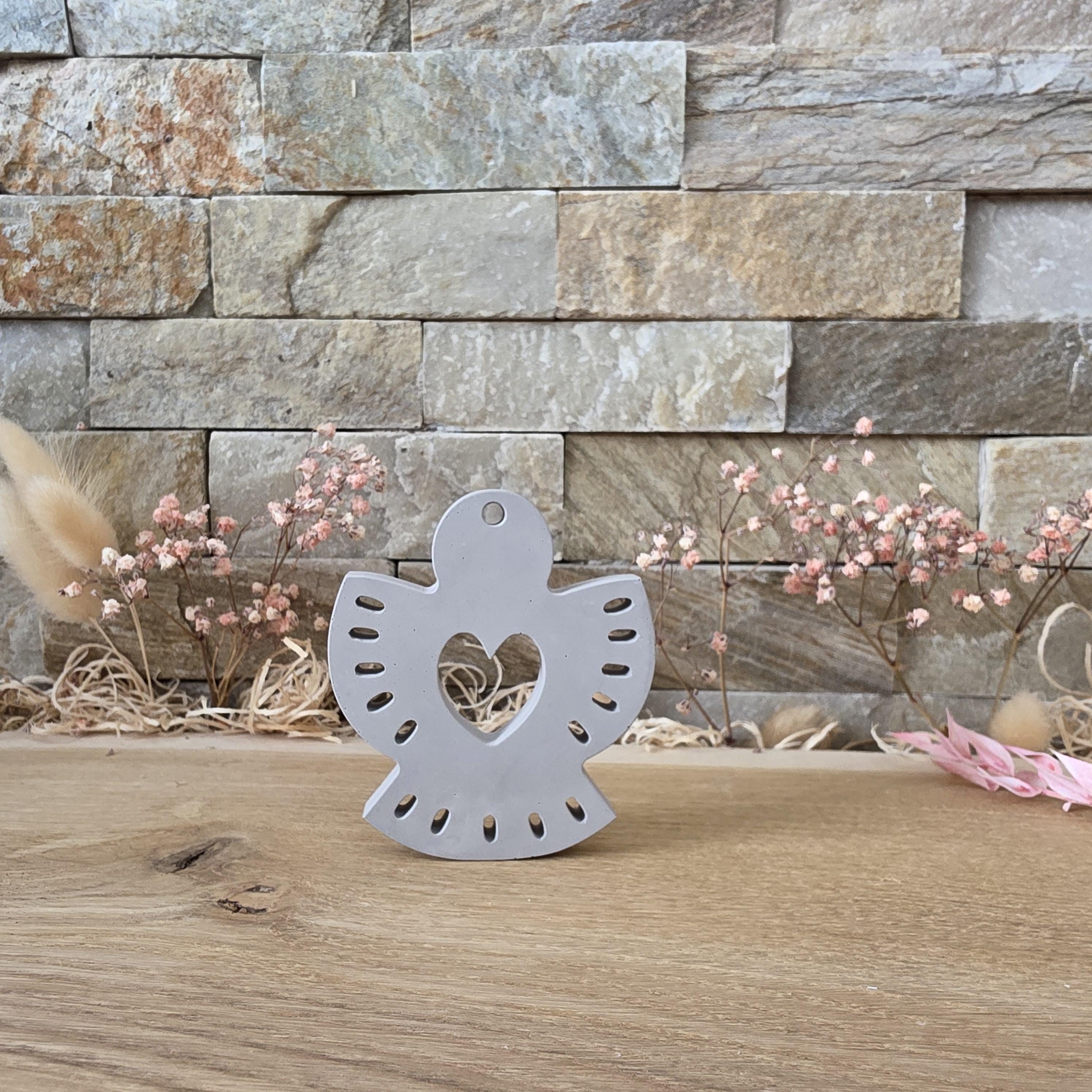 Silikon – Gießform – Hängeengel – mit Lichtschlitzen zum Durchleuchten