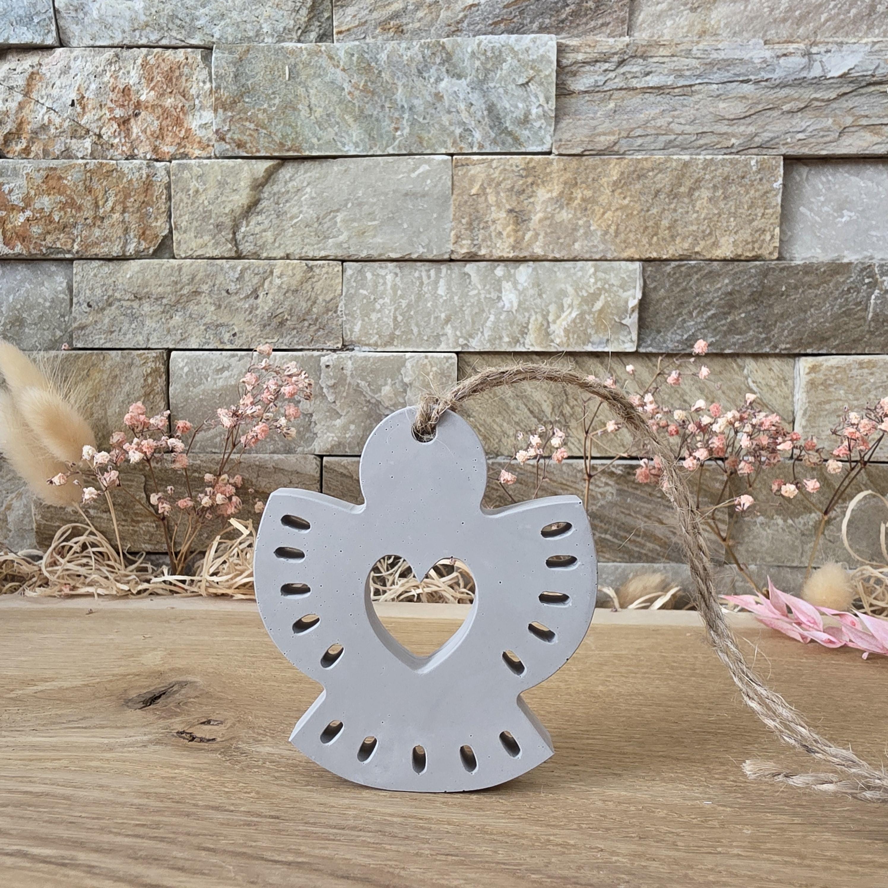 Silikon – Gießform – Hängeengel – mit Lichtschlitzen zum Durchleuchten