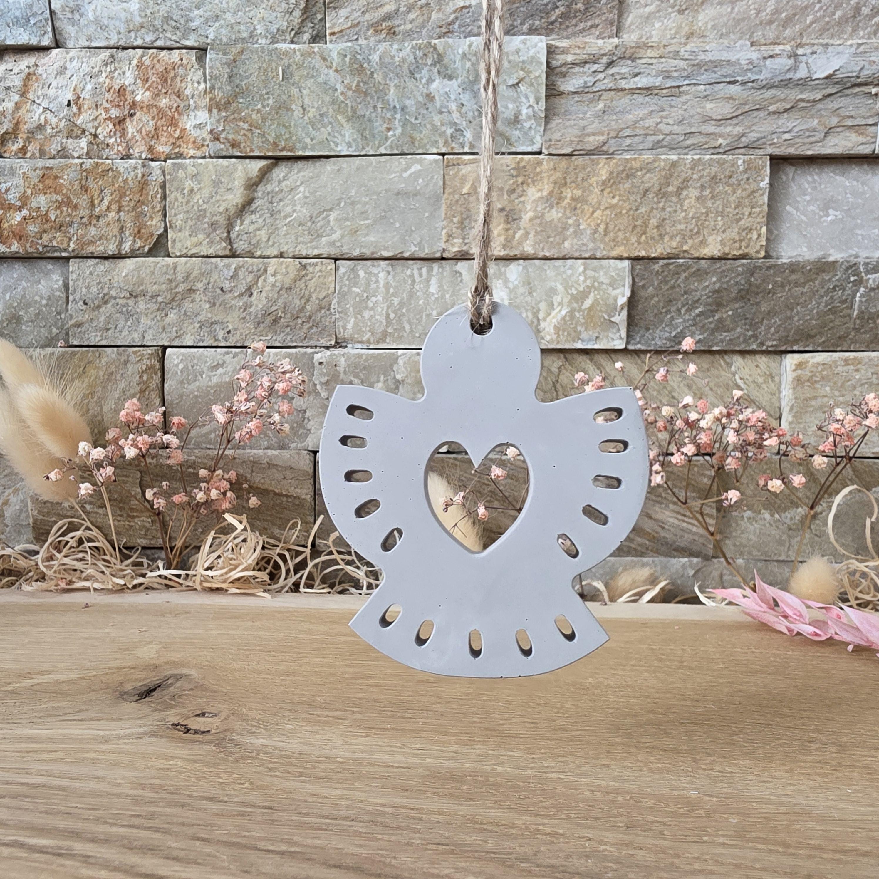 Silikon – Gießform – Hängeengel – mit Lichtschlitzen zum Durchleuchten