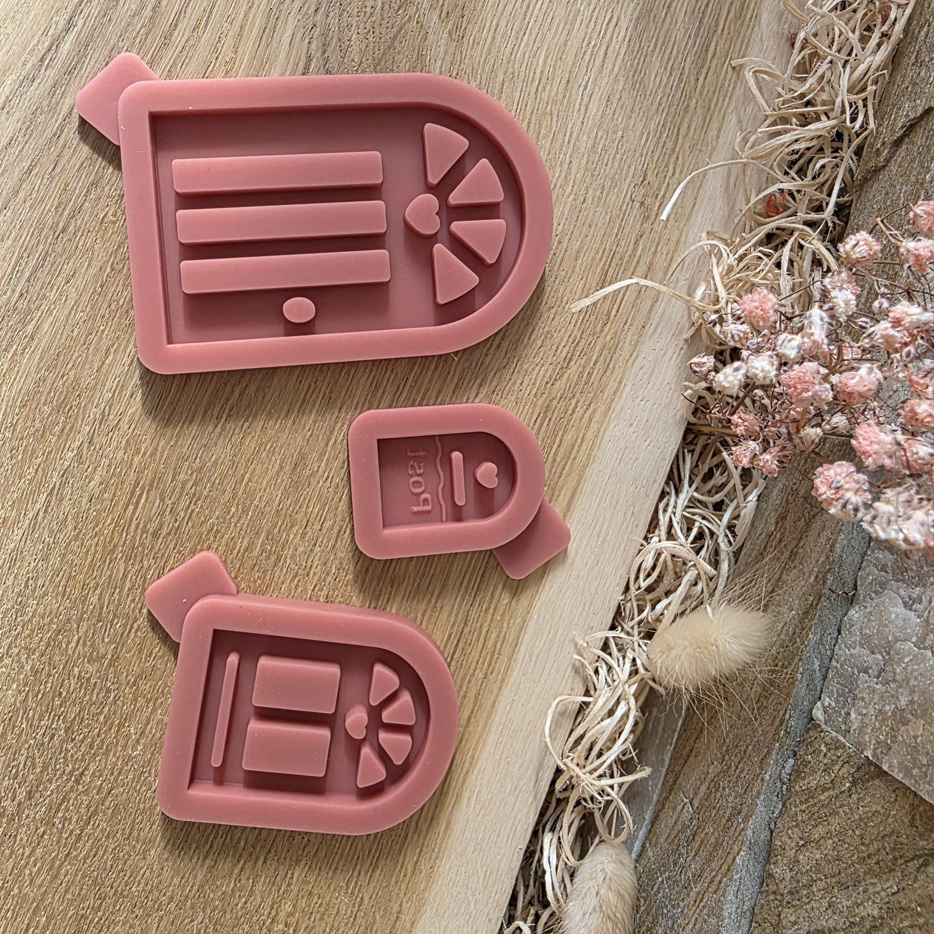 Silikon – Gießform – Wichtelwelt – Tür, Fenster & Briefkasten -