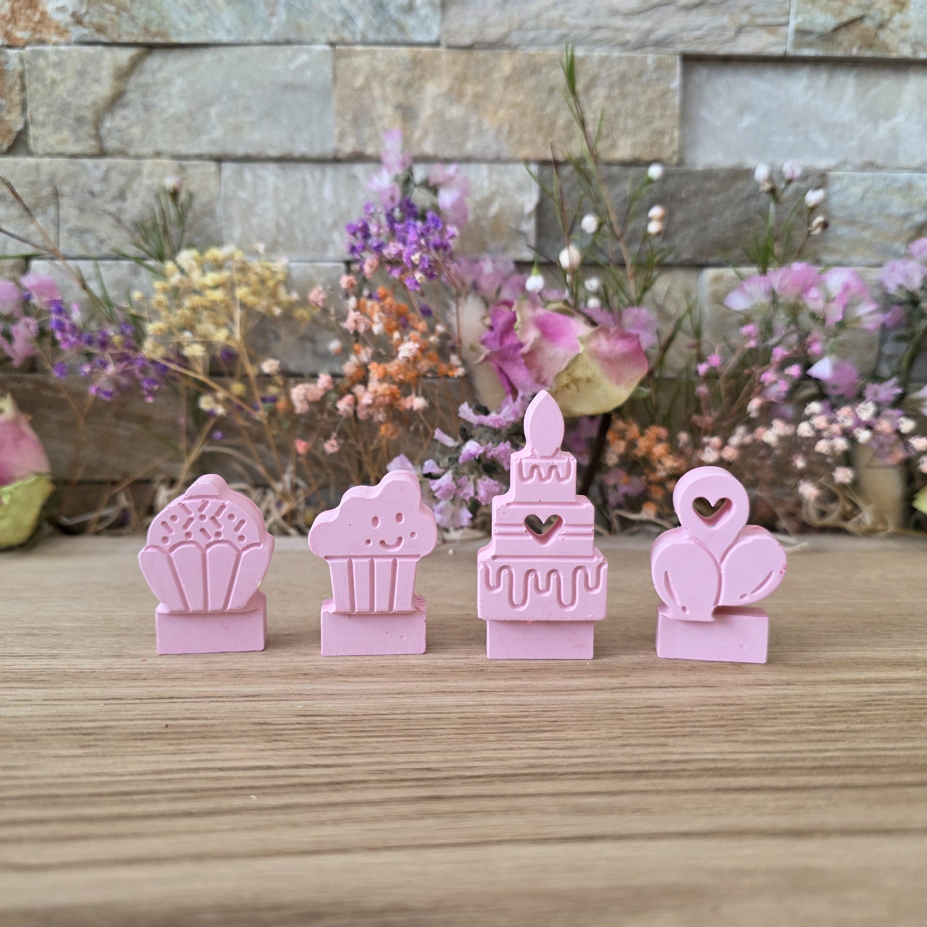 Silikon – Gießform – Steckform Geburtstagsfreude - 2 -