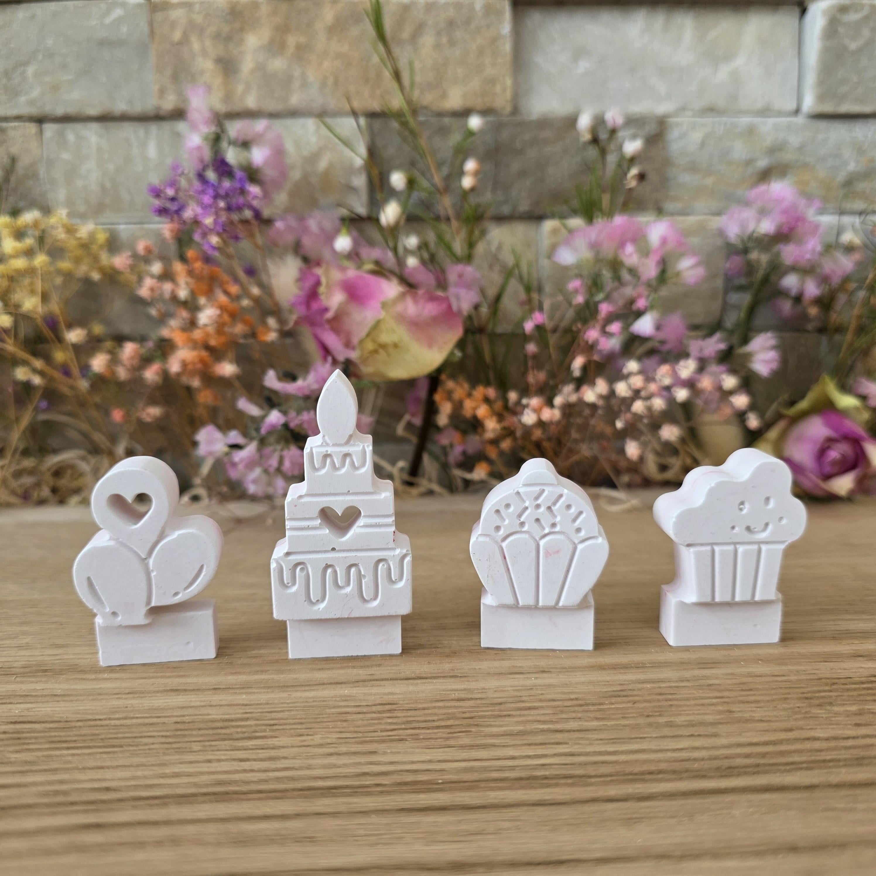 Silikon – Gießform – Steckform Geburtstagsfreude - 2 -