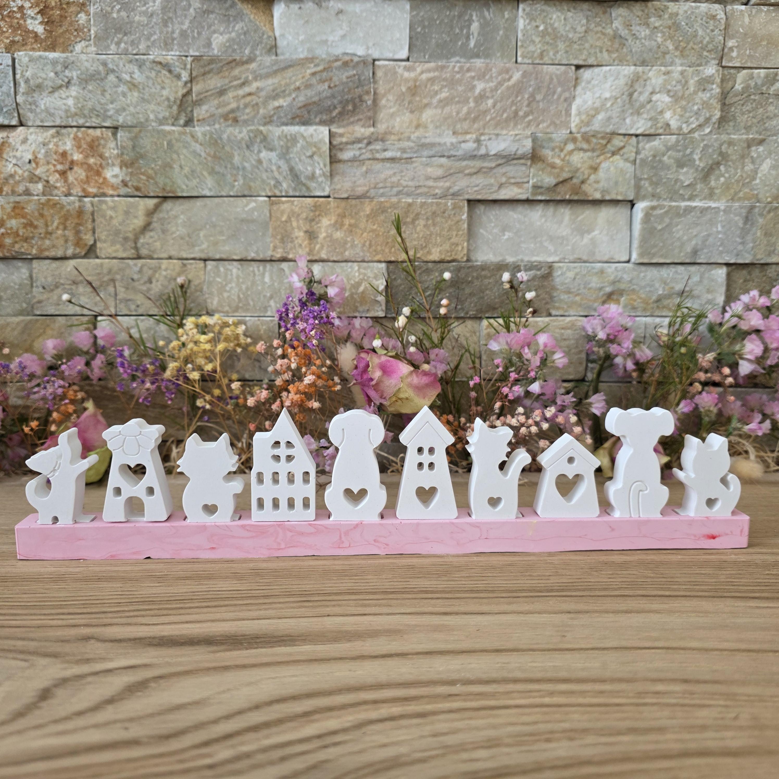 Silikon – Gießform – Steckform Klötzchenleiste – Platz für 10 Stecker