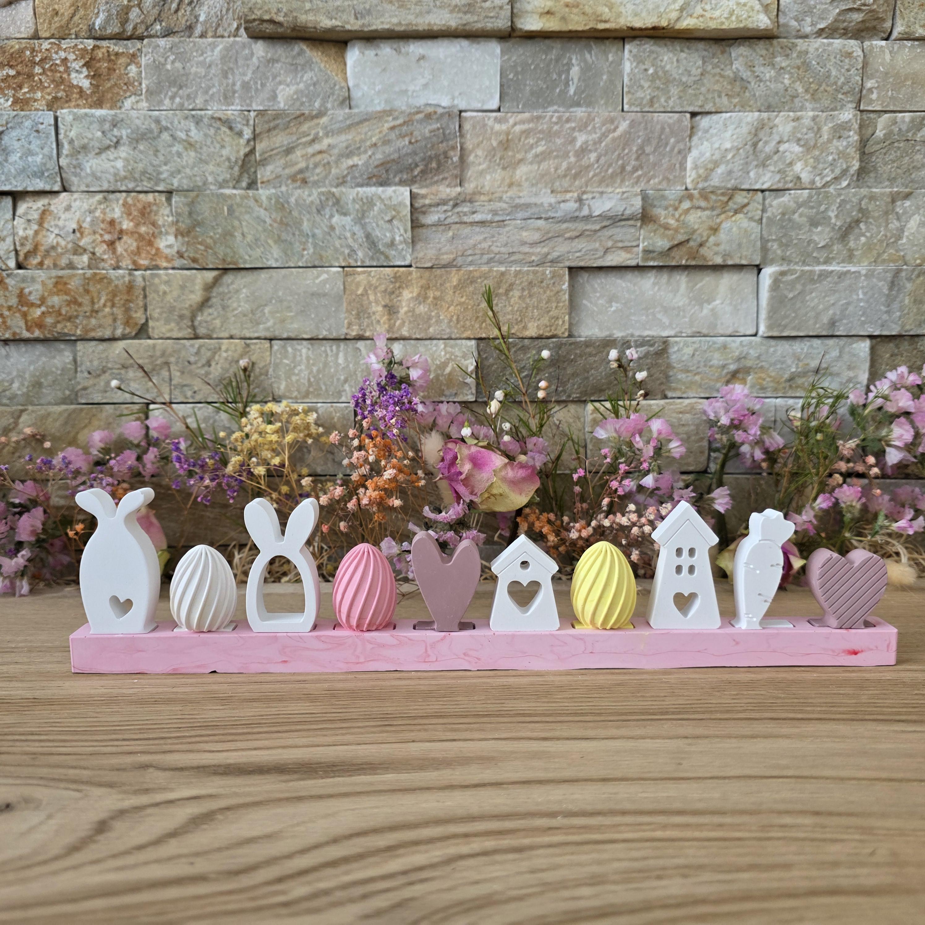 Silikon – Gießform – Steckform Klötzchenleiste – Platz für 10 Stecker