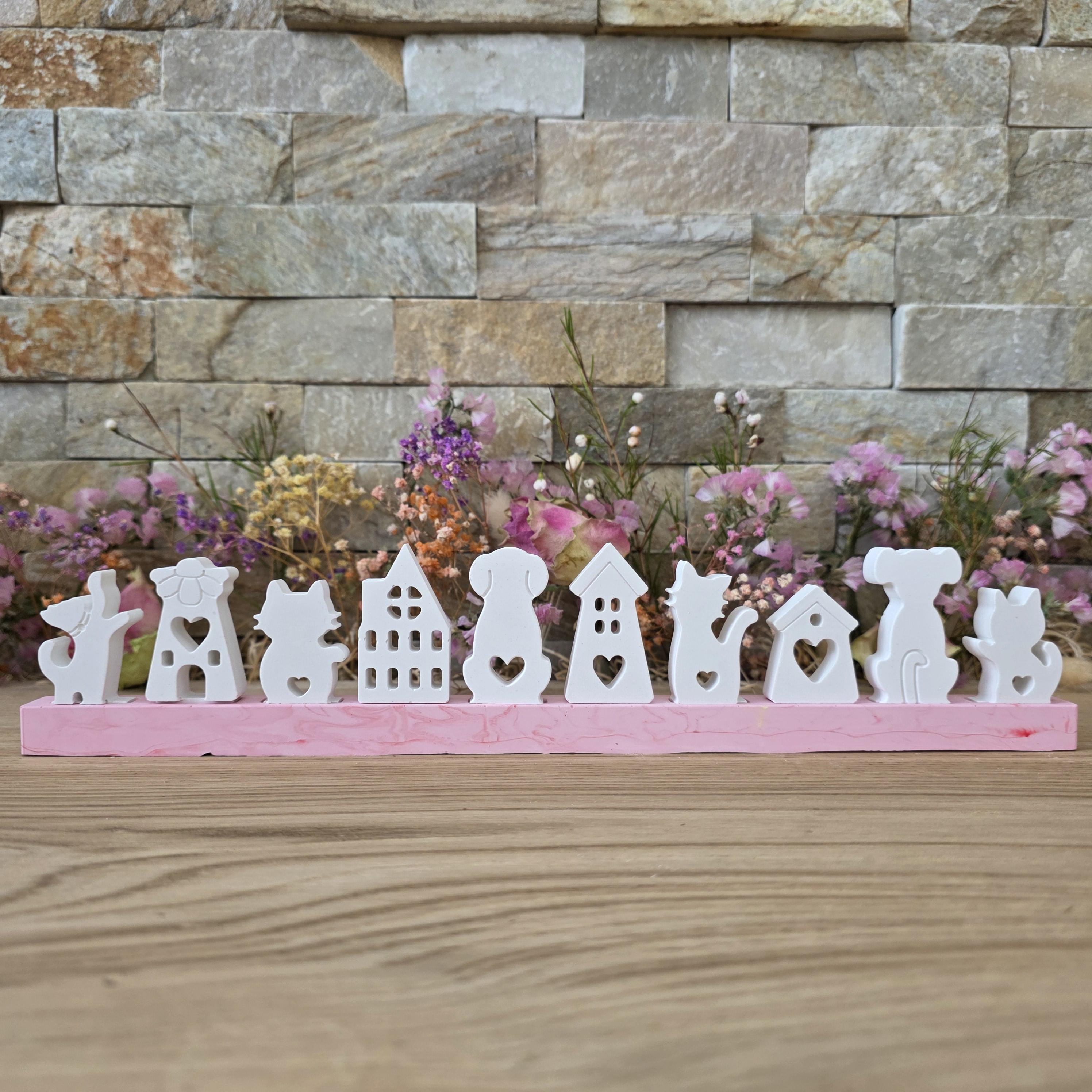 Silikon – Gießform – Steckform Klötzchenleiste – Platz für 10 Stecker