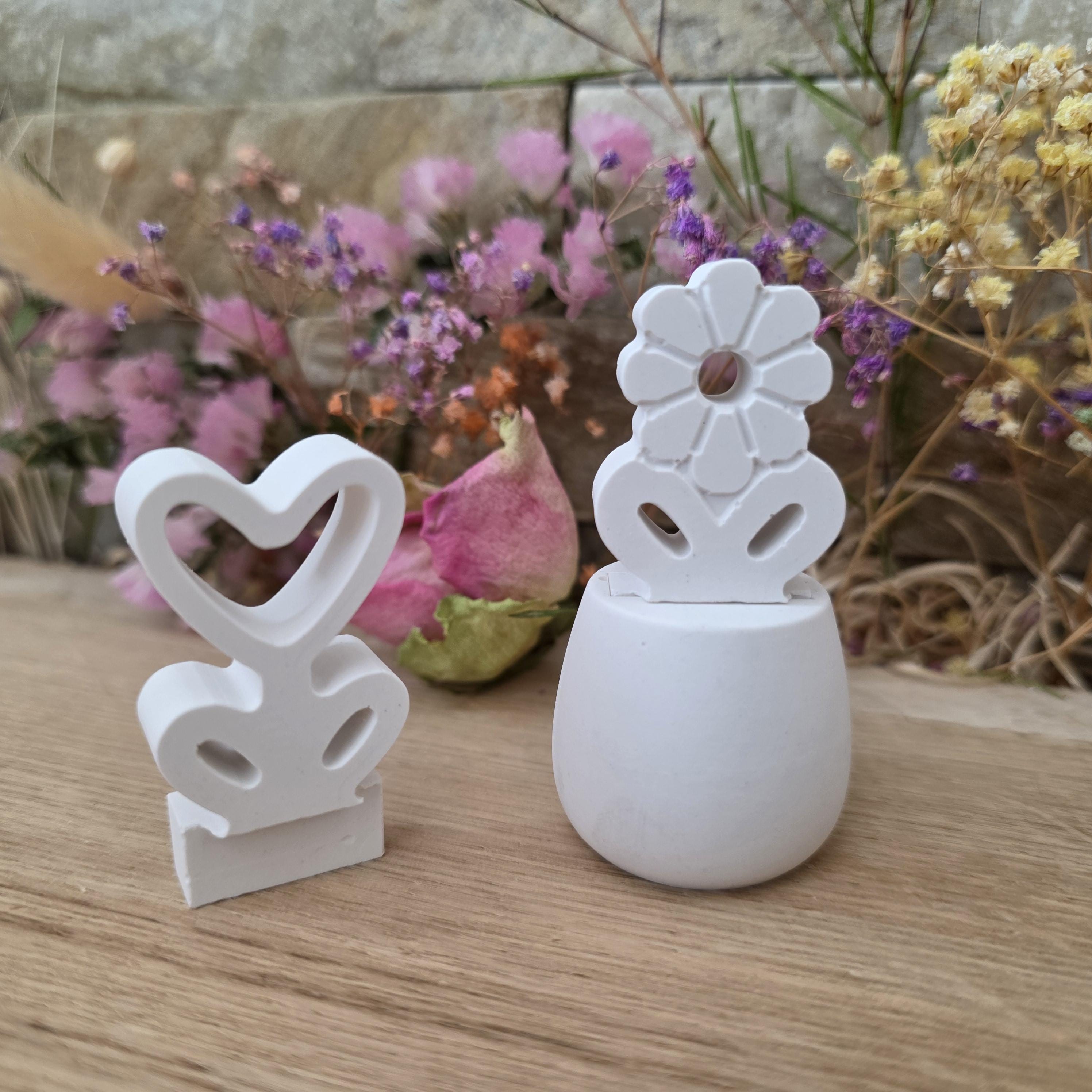 Silikon – Gießform – Steckform Blumentopf klein – mit Steckplatz