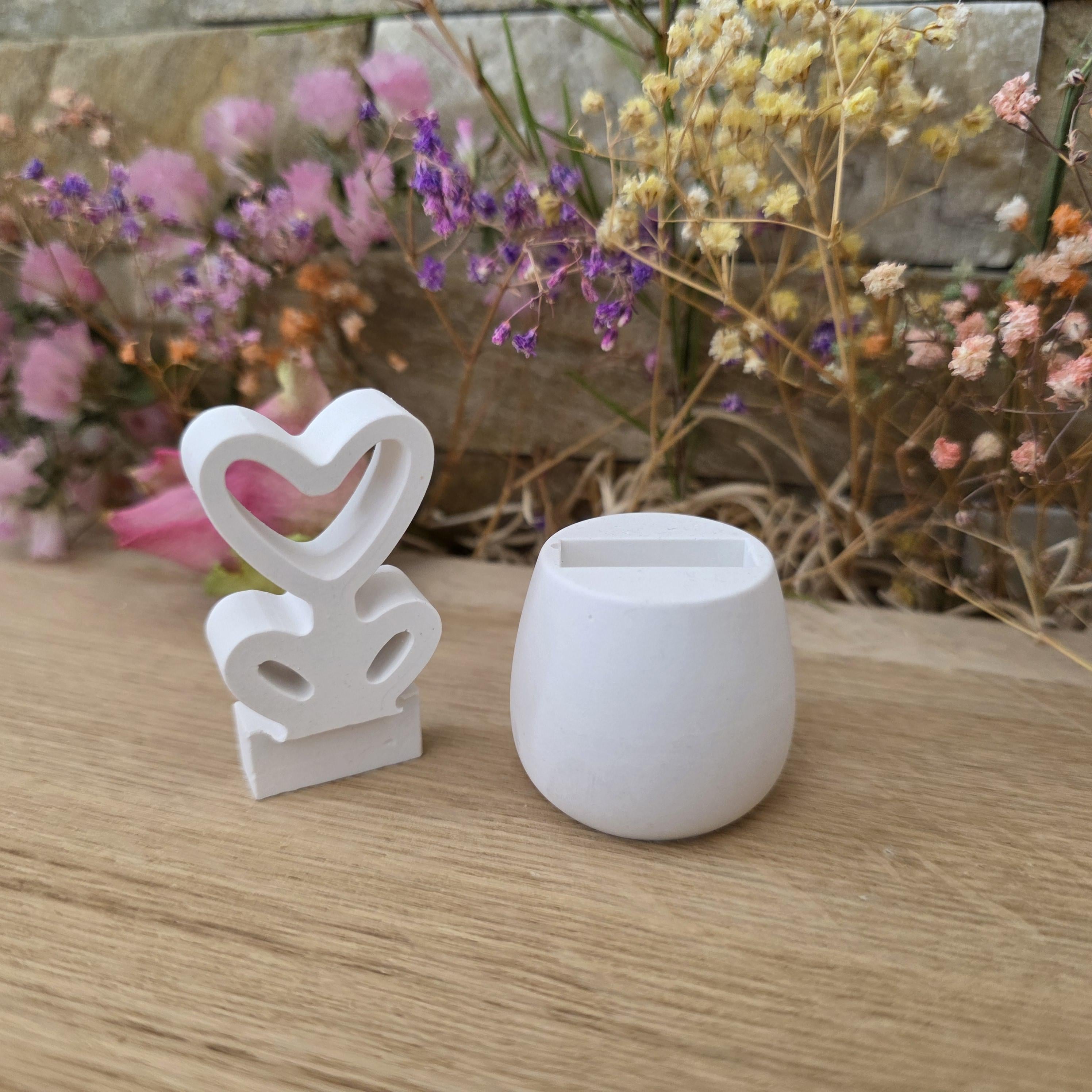 Silikon – Gießform – Steckform Blumentopf klein – mit Steckplatz