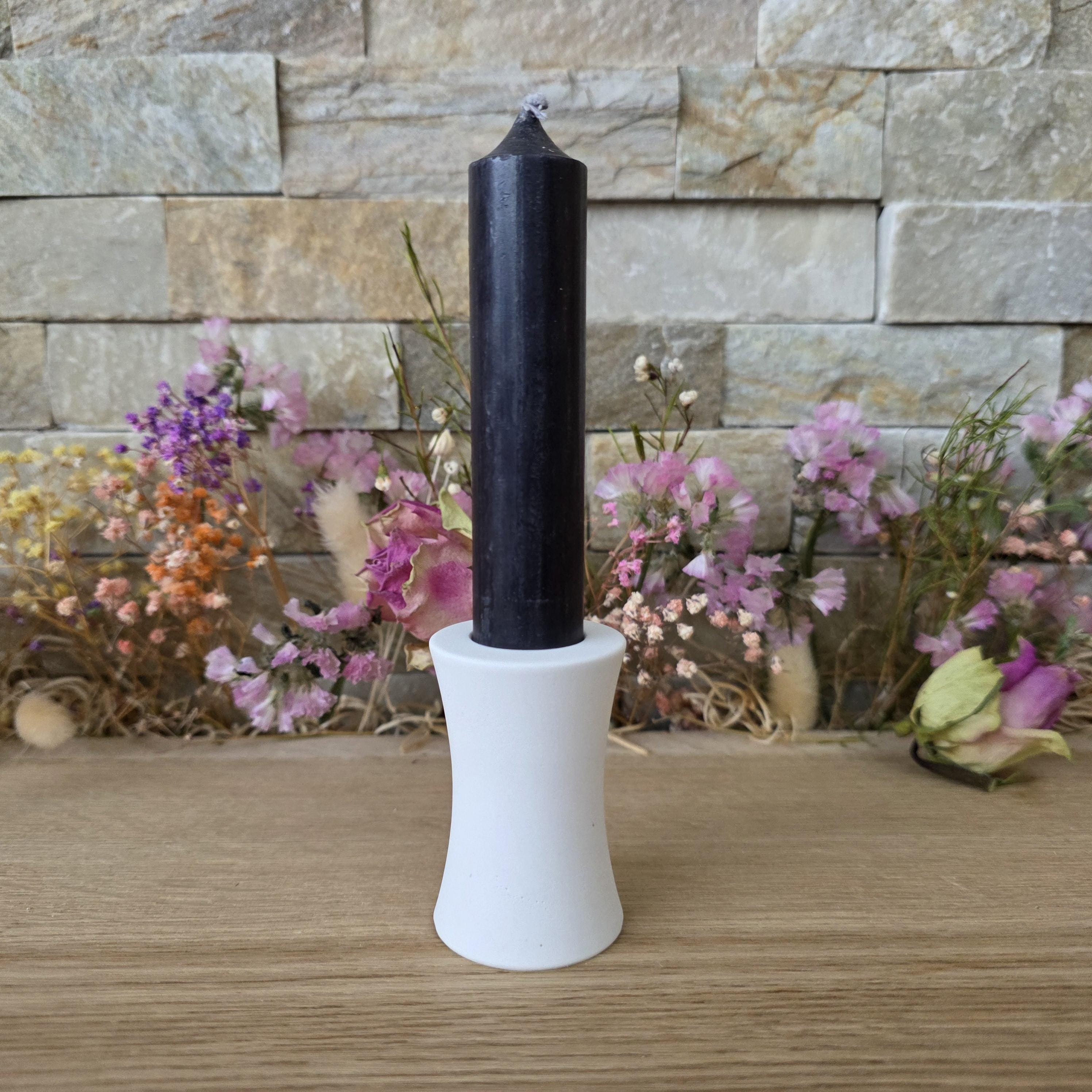 Silikon – Gießform – Etagere-Erhöhung 2in1 – Glatt – für 22 mm Stabkerzen -