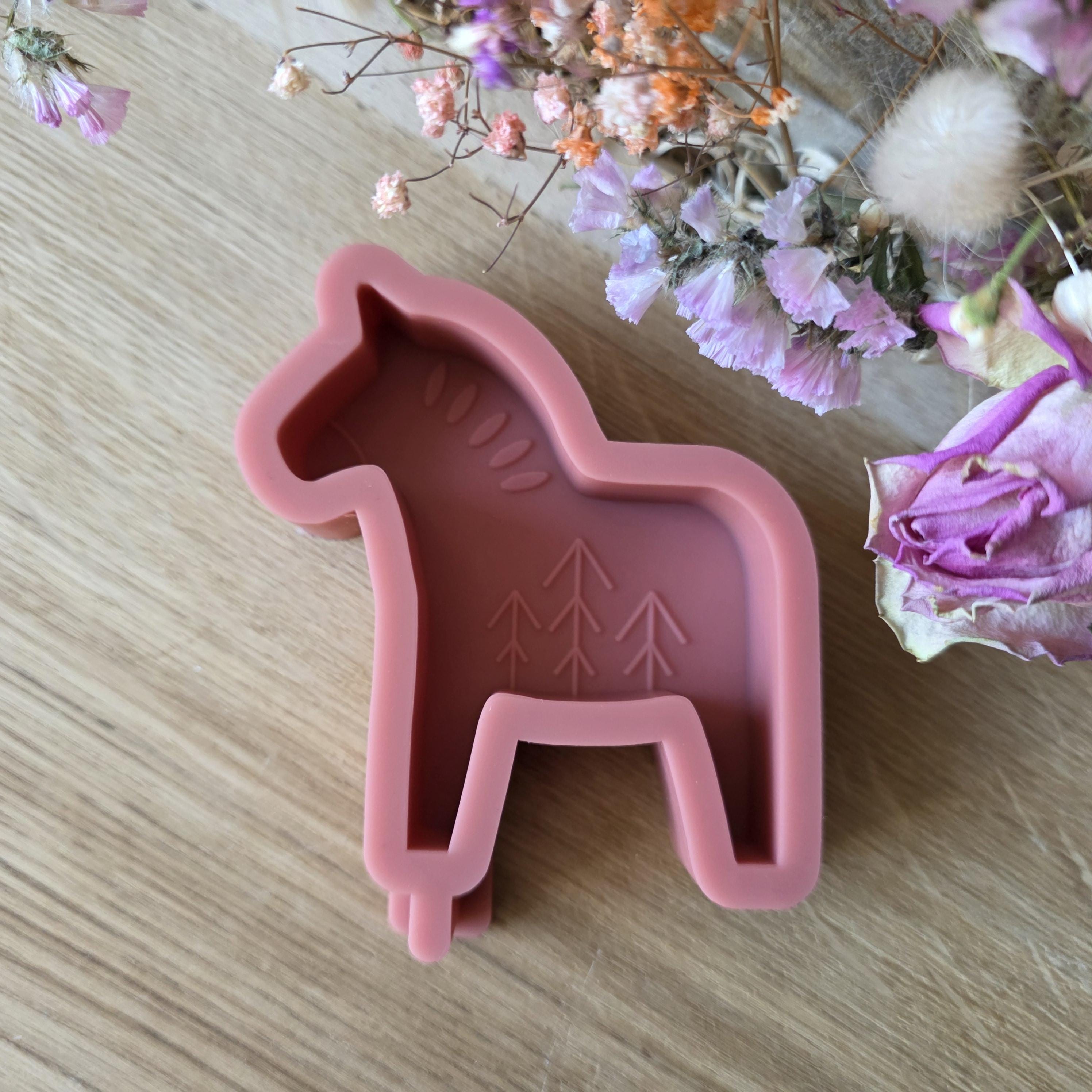 Silikon – Gießform – Dalapferd Winterwald -