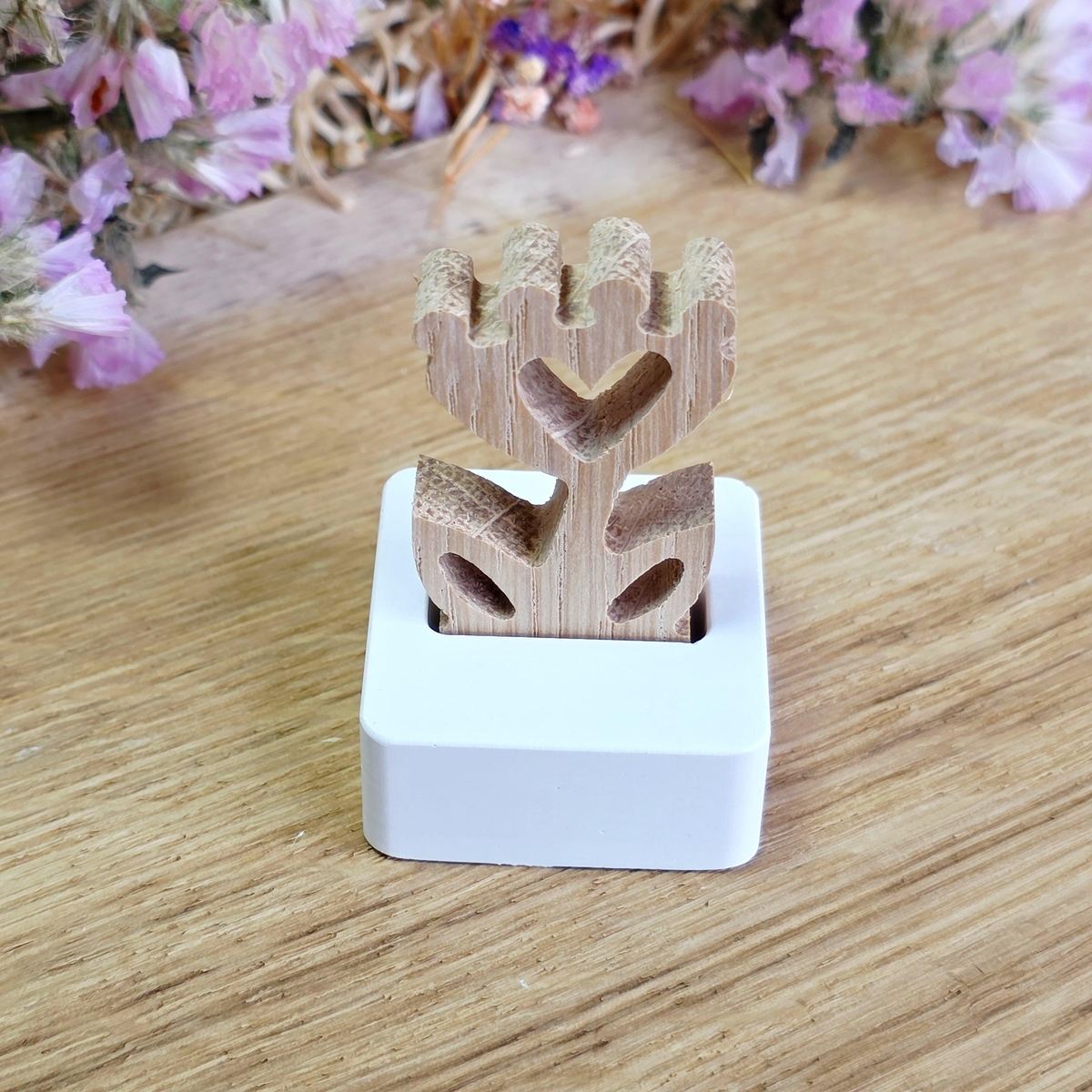 Silikon-Gießform Mini Grundplatte eckig für 1 Stecker – Ansicht 5