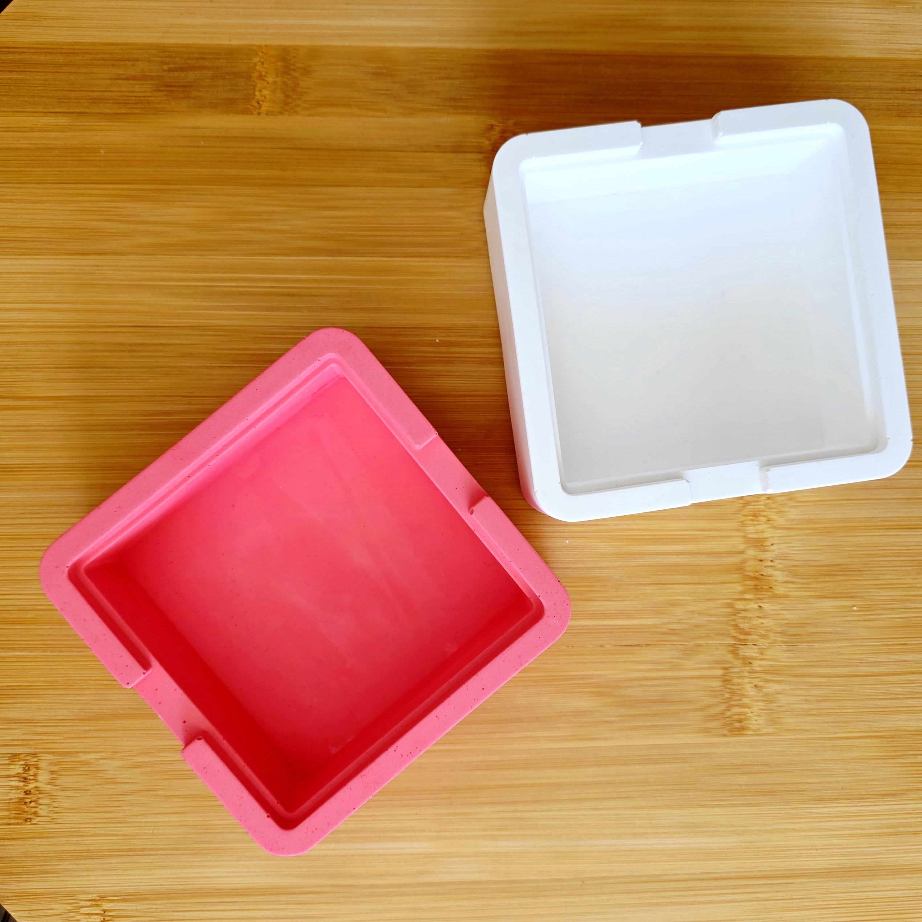 Silikon – Gießform – Geschenkdose – Grundform mit Stützrahmen -