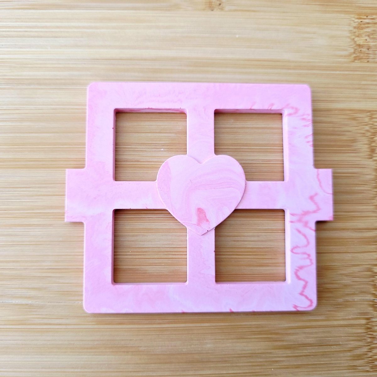 Silikon-Gießform GeschenkdosenDeckel Herzgeschenk – Ansicht 4