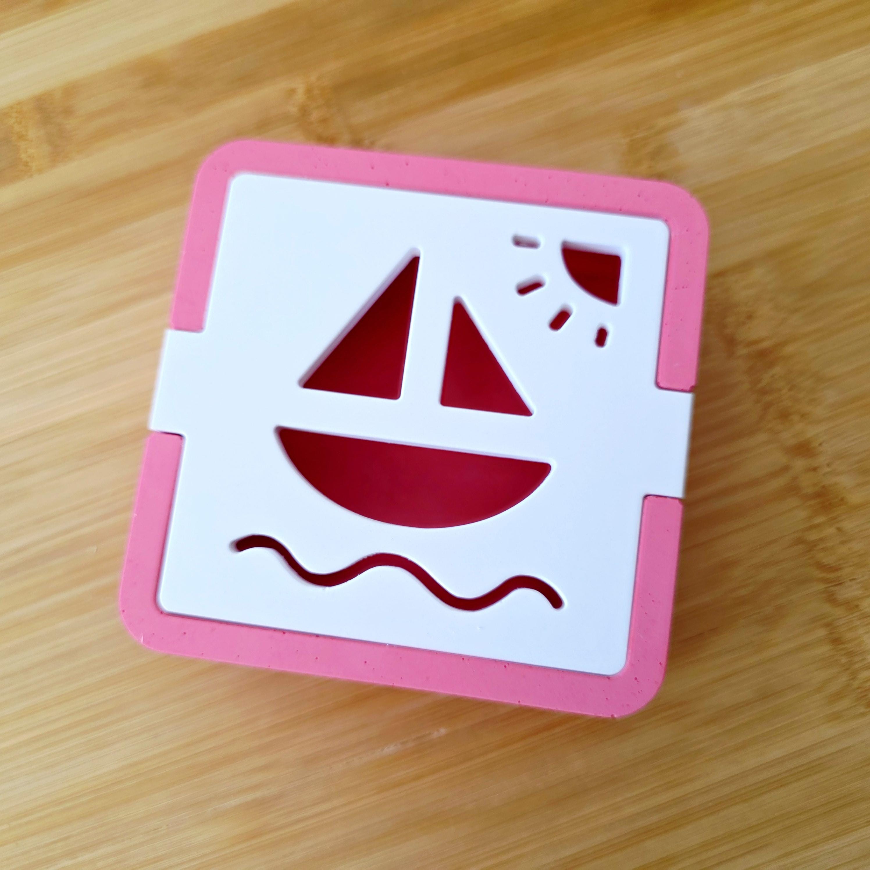 Silikon – Gießform – Geschenkdosen-Deckel Segelboot -