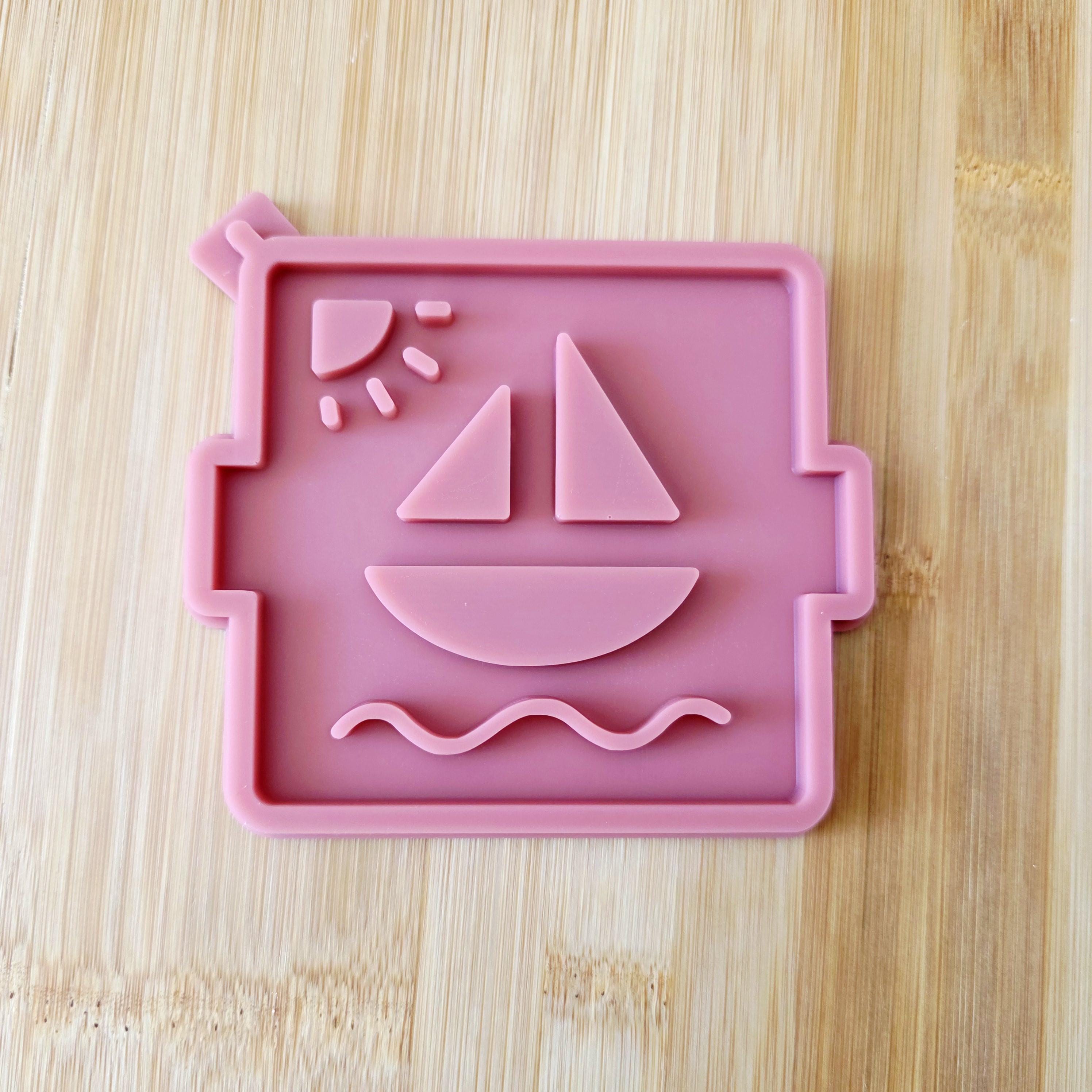 Silikon – Gießform – Geschenkdosen-Deckel Segelboot -