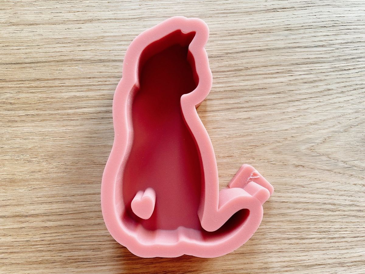 Silikon Giessform Katze mit Herz – Tiere – Ansicht 5