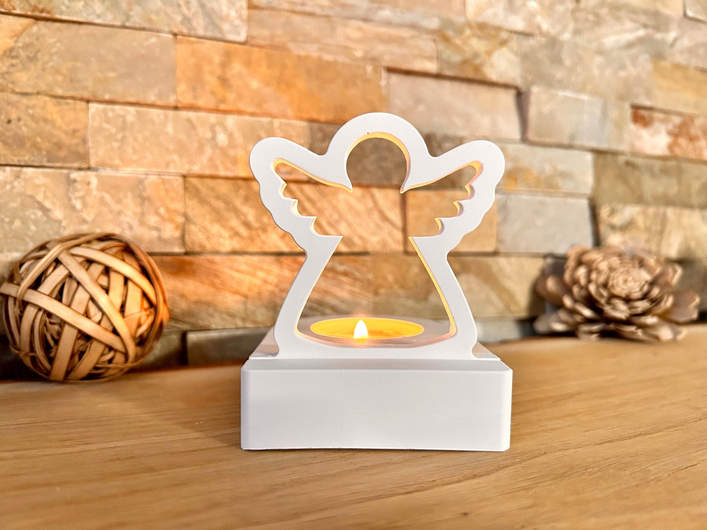 Silikon - Gießform - niedlicher Engel Einschieber für unseren Teelichthalter  -