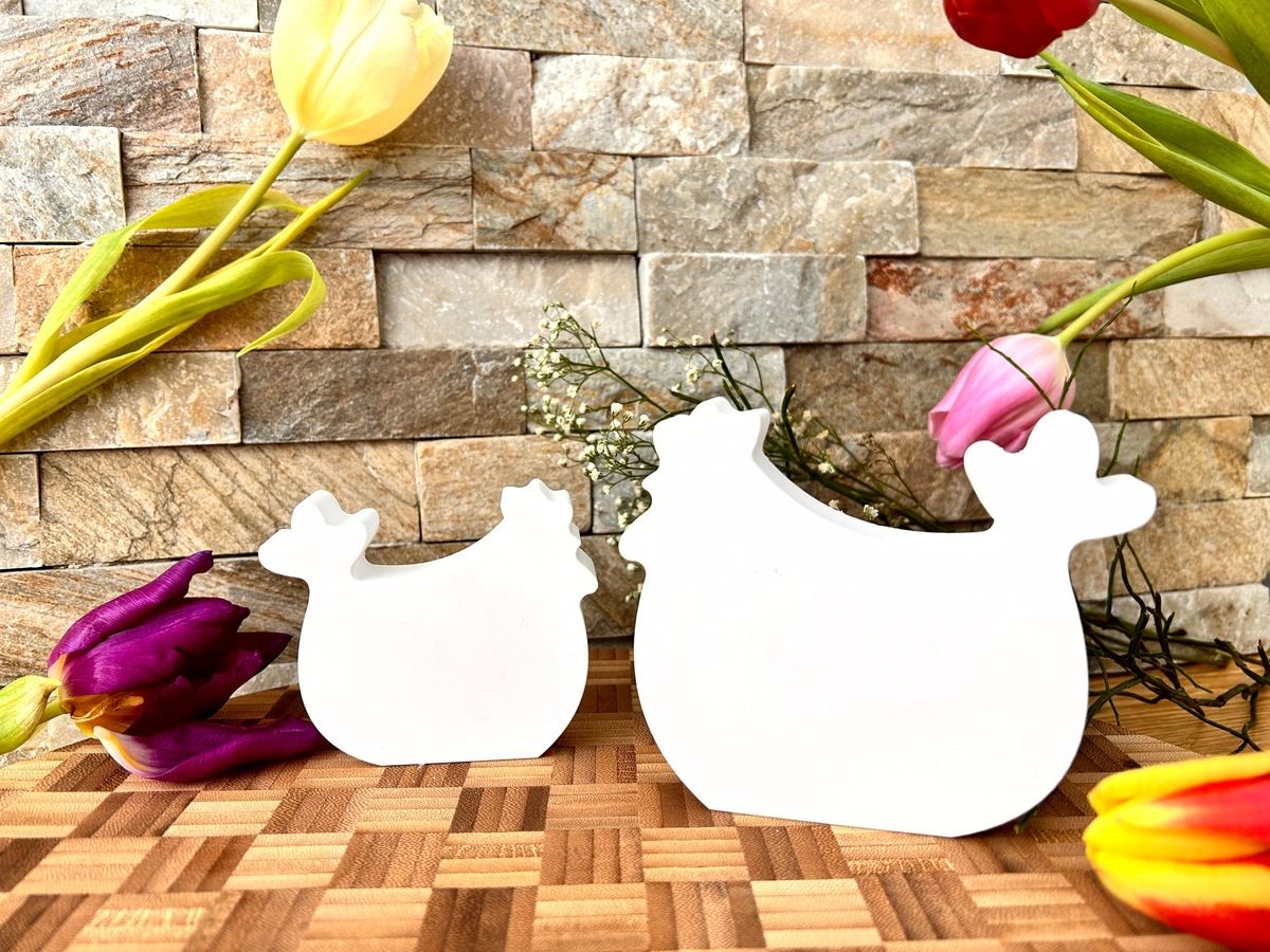 Silikon Gießform Dicke Huhn – Tiere – Ansicht 2
